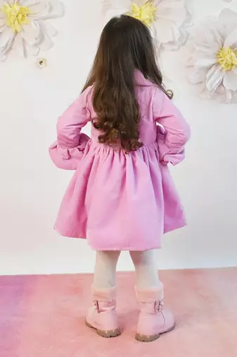 Lilac Velvet Dress