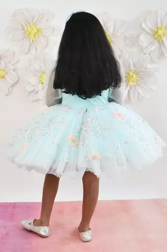 Aqua Blue Frock