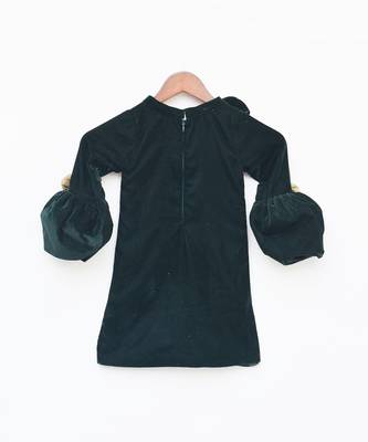 Green Velvet Dress 2
