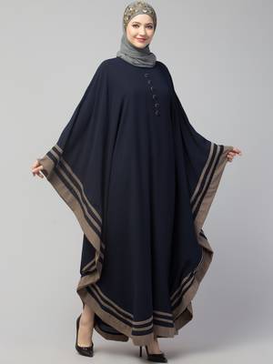 Nazneen Contrast Banding Kaftan 3