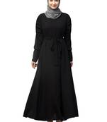 Nazneen Long Cuff Gathered Puffed Sleeve with Bet A line Abaya