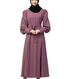 Nazneen Long Cuff Gathered Puffed Sleeve with Bet A line Abaya