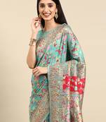 Spun Cotton Saree With Woven Design Border With Blouse