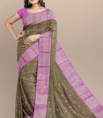 Bengali Cotton tant saree without blouse pcs