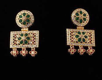 Real Natural Hyderabadi pearls choker Set 3