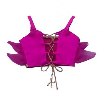 Aglare lehenga choli for baby girl lehenga choli saga satin embroidered lehenga choli. Pink 5