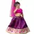 Aglare lehenga choli for baby girl,satin embroidered lehenga choli.Tafeta Purpal,