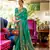 Kanjivaram Green Color Banarasi silk blend Saree With Zari Weaving Work