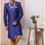 Blue embroidered art silk sherwani