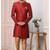 Maroon embroidered art silk sherwani