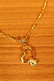 Gold pendants