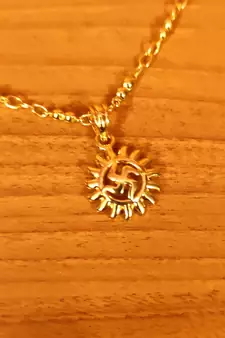 Gold pendants