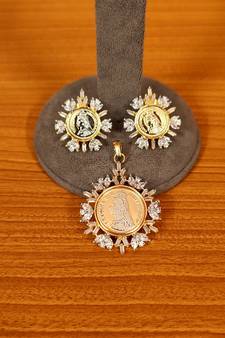 White pendants