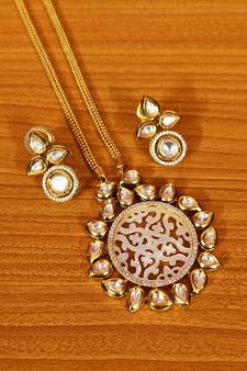 White pendants