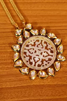 White pendants