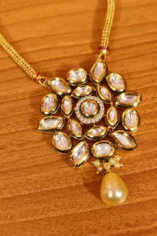 White pendants