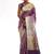 Mauve Tanchoi Banarasi Saree With Blouse Piece
