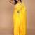 Yellow Tant Jamdani Saree Without Blouse Piece