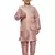 Pink Stripes SIlk Jacquard Kurta Pajama Set // Traditional Wear