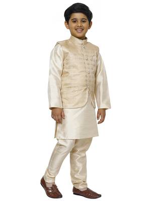 Grey Stripes SIlk Jacquard Kurta Pajama Set // Traditional Wear 3