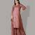 Moaf  Hand Embroidered Kukurta And Palazo Set