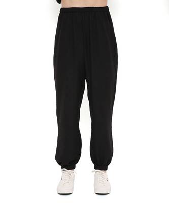 Black Soft Linen Bomber Kurta With Jogger Pant 5