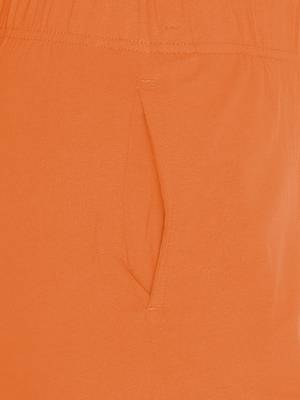 Lyra Cotton Stretch pencil Pant  Fire Orange for Women 4