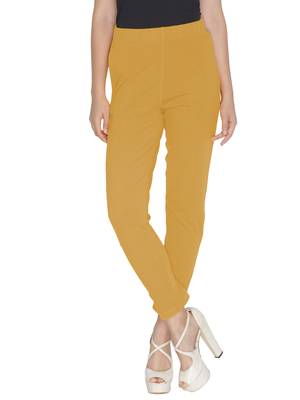 Lyra Cotton Stretch pencil Pant  Beige for Women 1