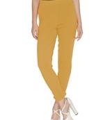 Lyra Cotton Stretch pencil Pant  Beige for Women