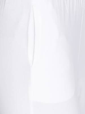 Lyra Cotton Stretch pencil Pant  White for Women 4