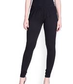  Lyra Black Free Size Churidar Leggings