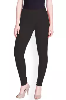  Lyra Deep Grey Free Size Churidar Leggings