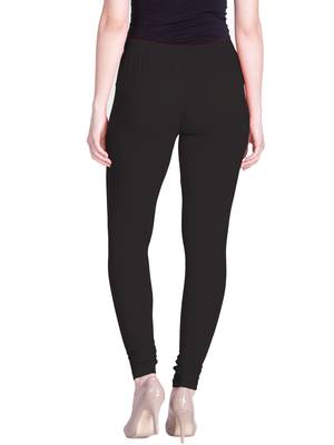  Lyra Deep Grey Free Size Churidar Leggings 3