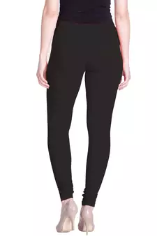  Lyra Deep Grey Free Size Churidar Leggings