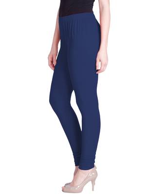  Lyra Blue Free Size Churidar Leggings 3