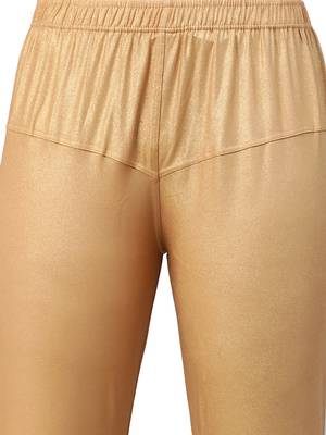  Lyra Light Gold Free Size Churidar Leggings 4