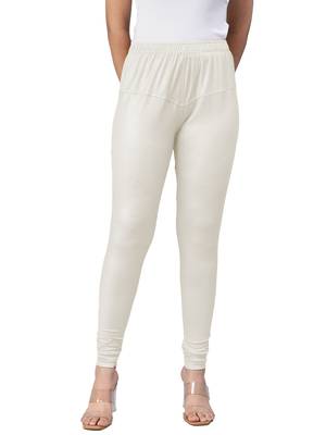 Lux Lyra Silver Free Size Churidar Leggings 1