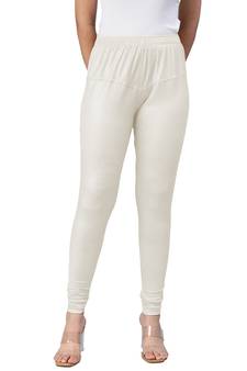 Lux Lyra Silver Free Size Churidar Leggings