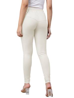 Lux Lyra Silver Free Size Churidar Leggings 2