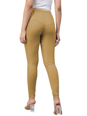  Lyra Medium Gold Free Size Churidar Leggings 2