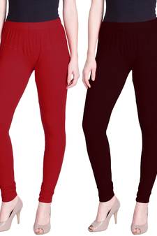  Lyra Multicolour Free Size Churidar Leggings