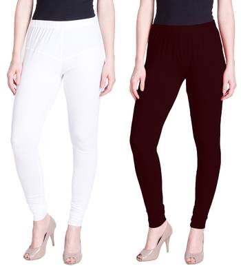  Lyra Multicolour Free Size Churidar Leggings 1