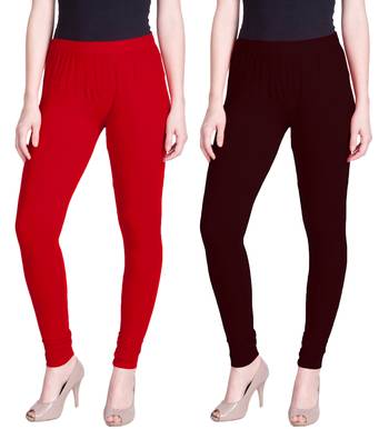  Lyra Multicolour Free Size Churidar Leggings 1