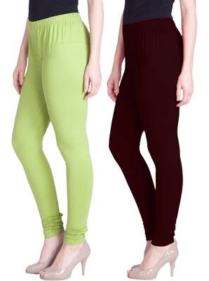  Lyra Multicolour Free Size Churidar Leggings 1
