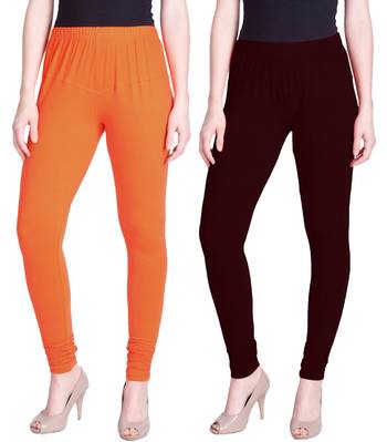  Lyra Multicolour Free Size Churidar Leggings 1
