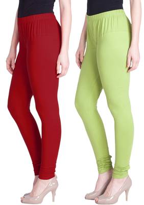  Lyra Multicolour Free Size Churidar Leggings 1