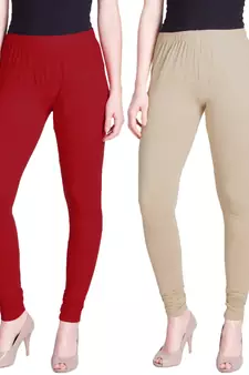  Lyra Multicolour Free Size Churidar Leggings