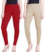  Lyra Multicolour Free Size Churidar Leggings