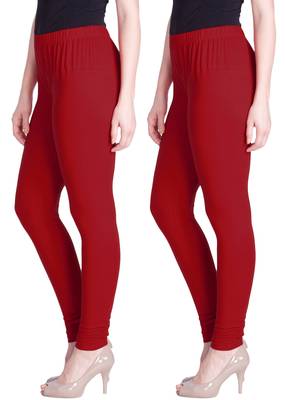  Lyra Parry Red Free Size Churidar Leggings 1
