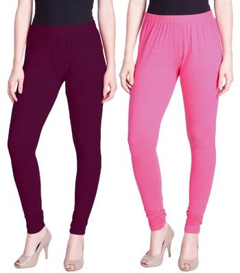  Lyra Multicolour Free Size Churidar Leggings 1